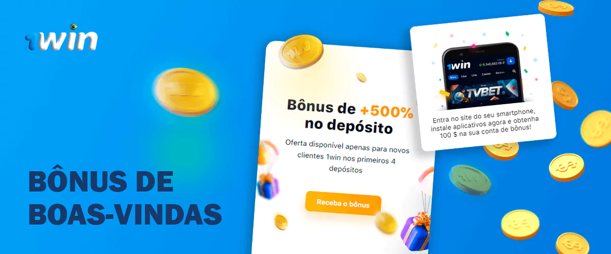 Bónus 1 Win para novos jogadores do Brasil