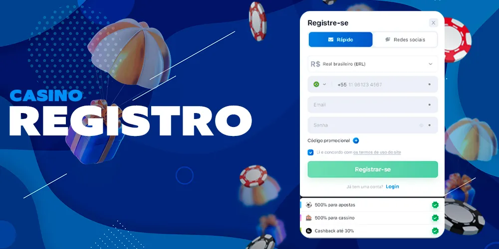 Registro de usuário brasileiro